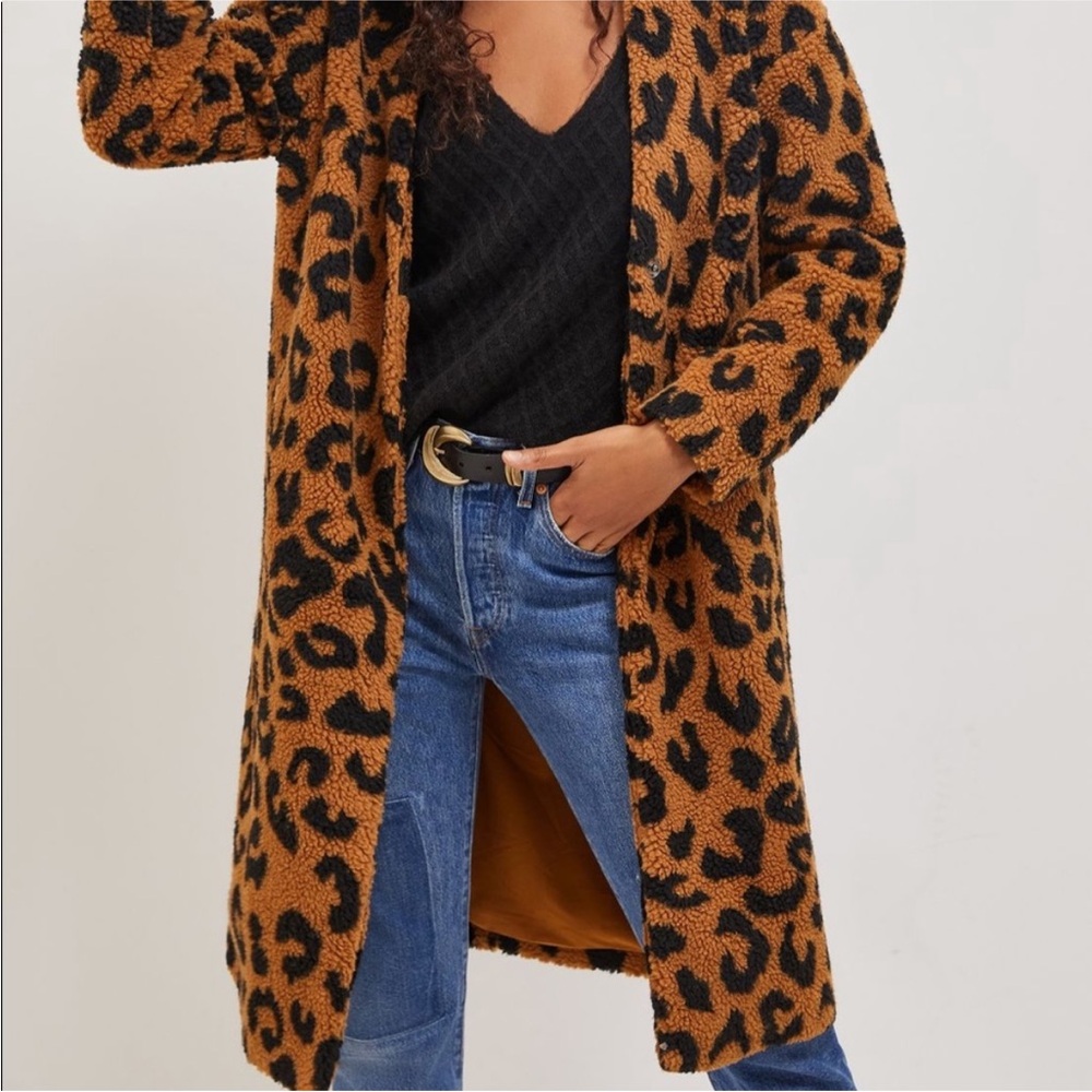 Anthropology Sherpa Duster Coat XS